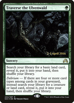 Traverse the Ulvenwald [Shadows over Innistrad Prerelease Promos]-1