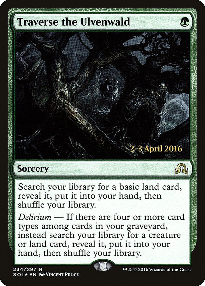 Traverse the Ulvenwald [Shadows over Innistrad Prerelease Promos]-1