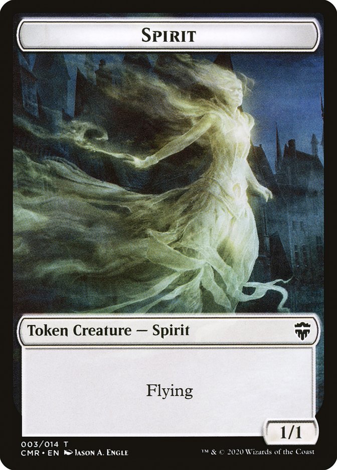 The Monarch // Spirit Double-Sided Token [Commander Legends Tokens]-2