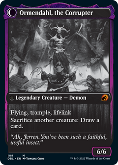 Jerren, Corrupted Bishop // Ormendahl, the Corrupted [Innistrad: Double Feature]-2