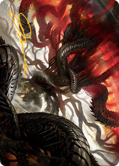 Realmbreaker, the Invasion Tree Art Card (Gold-Stamped Signature) [March of the Machine Art Series]-1