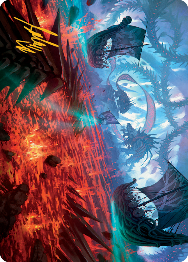 Invasion of Kaldheim Art Card (Gold-Stamped Signature) [March of the Machine Art Series]-1