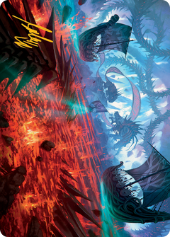 Invasion of Kaldheim Art Card (Gold-Stamped Signature) [March of the Machine Art Series]-1
