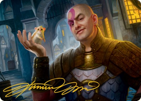 Minsc, Beloved Ranger Art Card (Gold-Stamped Signature) [Dungeons & Dragons: Adventures in the Forgotten Realms Art Series]-1
