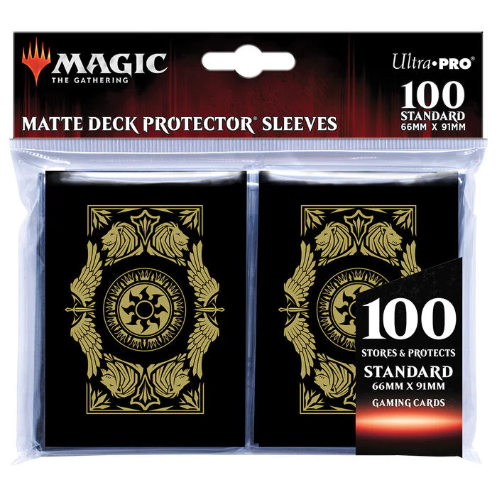 Mana 7 Plains Deck Protector Sleeves (100ct) for Magic: The Gathering