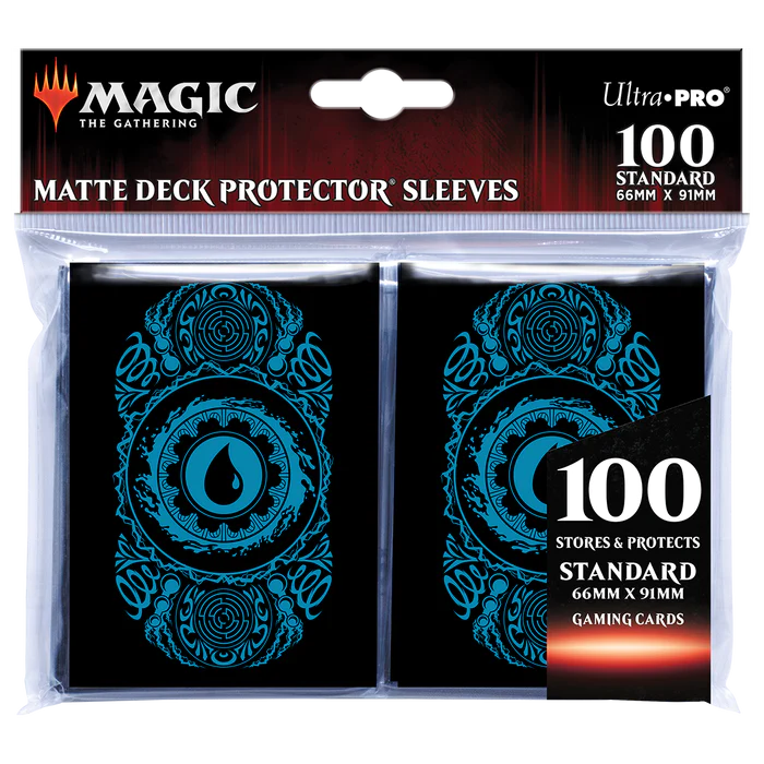 Mana 7 Island Deck Protector Sleeves (100ct) for Magic: The Gathering