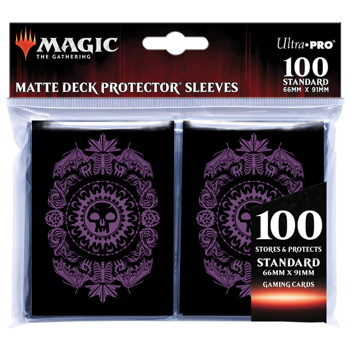 Mana 7 Swamp Deck Protector Sleeves (100ct) for Magic: The Gathering
