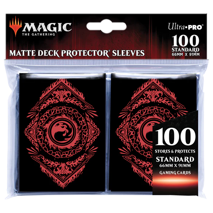 Mana 7 Mountain  Deck Protector Sleeves (100ct) for Magic: The Gathering