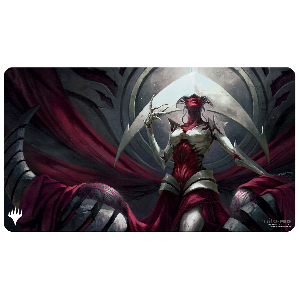 MTG - Playmat: Phyrexia: All Will Be One (Elesh Norn/Atraxa Double Sided)-1