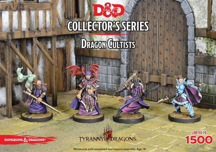 D&D Collectors Series Miniatures Tyranny of Dragons Dragon Cultists-1