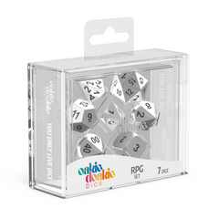 Oakie Doakie Dice RPG Set Metal Dice - Mercury (7)-1