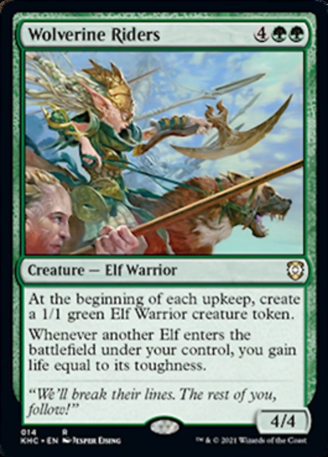 Wolverine Riders [Kaldheim Commander]-1