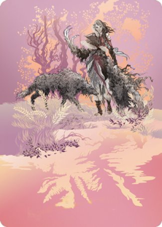 Arlinn, the Pack's Hope 2 Art Card [Innistrad: Midnight Hunt Art Series]-1