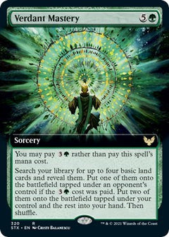 Verdant Mastery (Extended Art) [Strixhaven: School of Mages]-1
