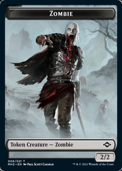 Treasure (21) // Zombie Double-Sided Token [Modern Horizons 2 Tokens]-2