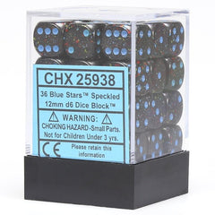 CHX 25938 Speckled 12mm d6 Blue Stars Block (36)-1