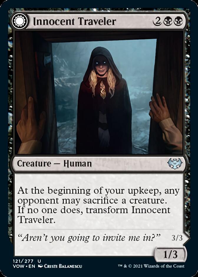 Innocent Traveler // Malicious Invader [Innistrad: Crimson Vow]-1