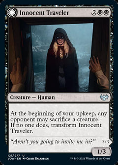 Innocent Traveler // Malicious Invader [Innistrad: Crimson Vow]-1