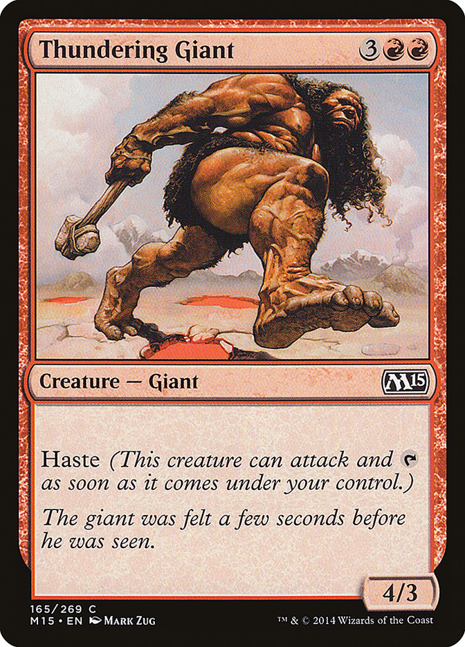 Thundering Giant [Magic 2015]-1