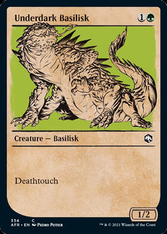 Underdark Basilisk (Showcase) [Dungeons & Dragons: Adventures in the Forgotten Realms]-1