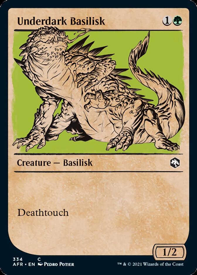 Underdark Basilisk (Showcase) [Dungeons & Dragons: Adventures in the Forgotten Realms]-1