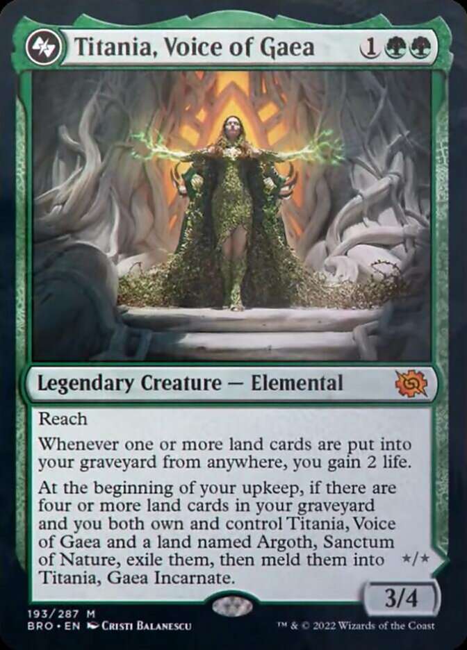 Titania, Voice of Gaea [The Brothers' War]-1