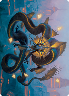 Ao, the Dawn Sky 1 Art Card [Kamigawa: Neon Dynasty Art Series]-1