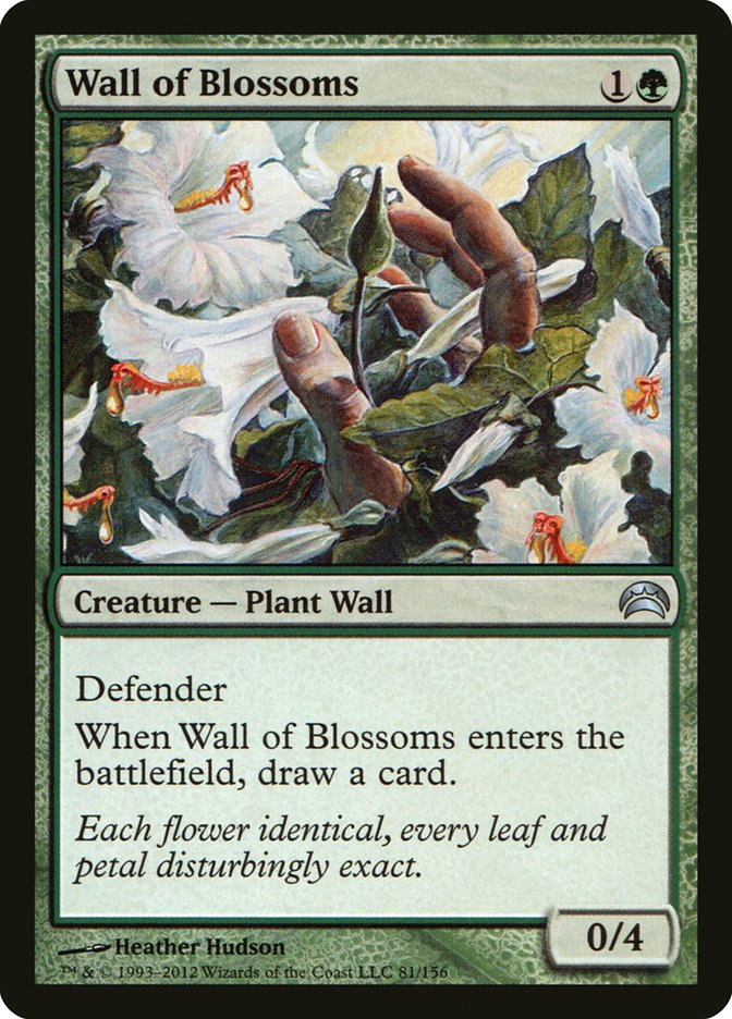 Wall of Blossoms [Planechase 2012]-1