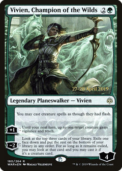 Vivien, Champion of the Wilds [War of the Spark Prerelease Promos]-1