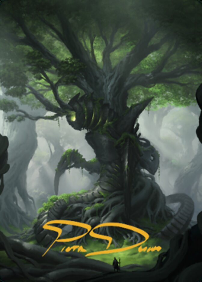 Forest Art Card (Gold-Stamped Signature) [The Brothers' War Art Series]-1