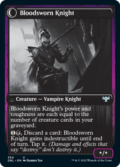 Bloodsworn Squire // Bloodsworn Knight [Innistrad: Double Feature]-2