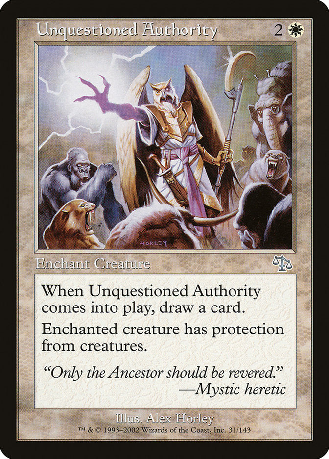 Unquestioned Authority [Judgment]-1