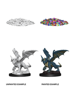 D&D Nolzurs Marvelous Unpainted Miniatures Blue Dragon Wyrmling-1