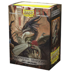 Sleeves - Dragon Shield - Box 100 - MATTE Art - Valentine Dragons 2021-1