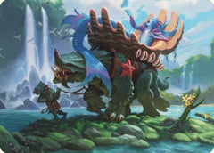 Vodalian Mindsinger Art Card [Dominaria United Art Series]-1