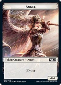 Angel // Cat (011) Double-Sided Token [Core Set 2021 Tokens]-1
