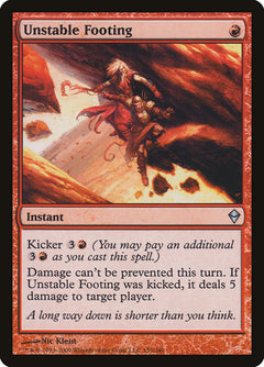 Unstable Footing [Zendikar]-1