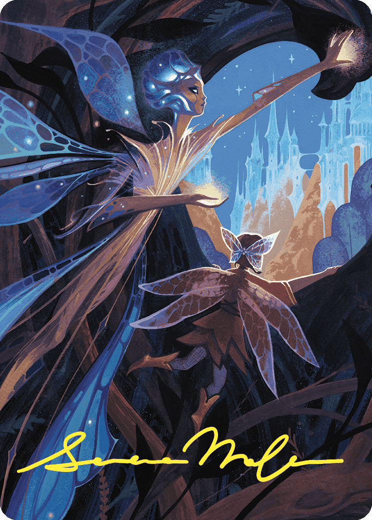 Kindred Discovery Art Card (Gold-Stamped Signature) [Wilds of Eldraine Art Series]-1