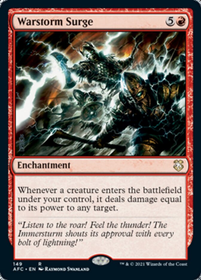 Warstorm Surge [Dungeons & Dragons: Adventures in the Forgotten Realms Commander]-1