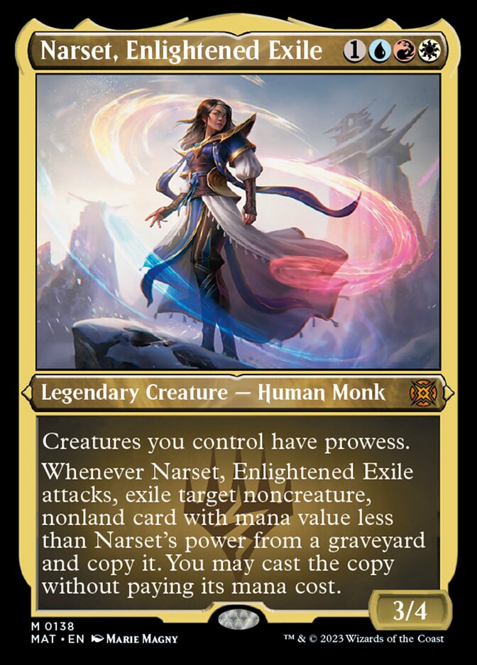 Narset, Enlightened Exile (Foil Etched) [March of the Machine: The Aftermath]-1
