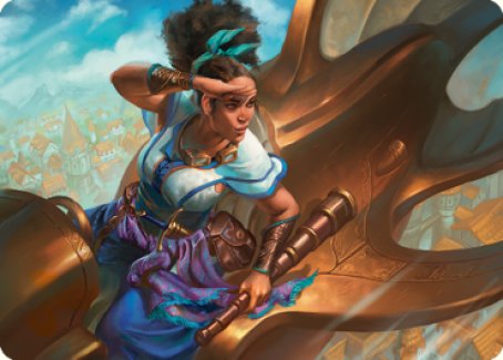Talas Lookout Art Card [Dominaria United Art Series]-1