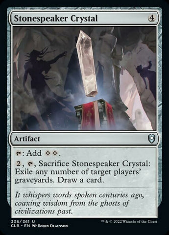 Stonespeaker Crystal [Commander Legends: Battle for Baldur's Gate]