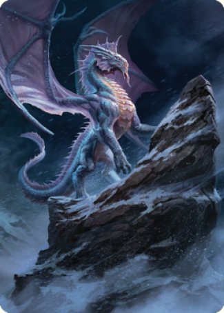 Ancient Silver Dragon Art Card (06) [Commander Legends: Battle for Baldur's Gate Art Series]-1