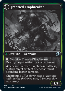 Outland Liberator // Frenzied Trapbreaker [Innistrad: Double Feature]-2