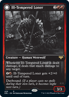 Ill-Tempered Loner // Howlpack Avenger [Innistrad: Double Feature]-1