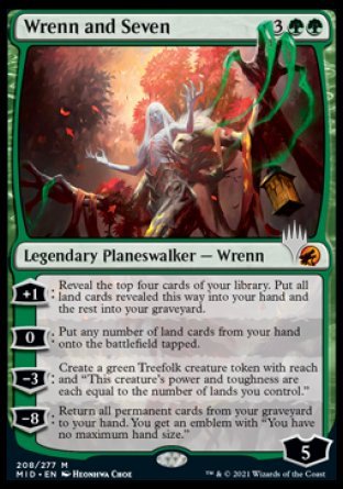 Wrenn and Seven (Promo Pack) [Innistrad: Midnight Hunt Promos]-1