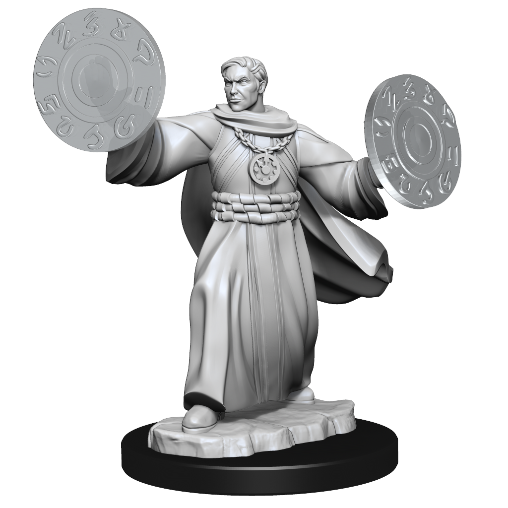 Critical Role Unpainted Miniatures Human Graviturgy and Chronurgy Wizards Female (2)-1
