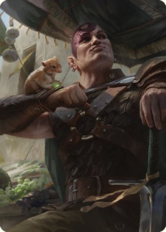 Minsc & Boo, Timeless Heroes Art Card (38) [Commander Legends: Battle for Baldur's Gate Art Series]-1