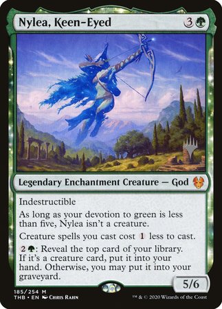 Nylea, Keen-Eyed [Theros Beyond Death Promos]-1