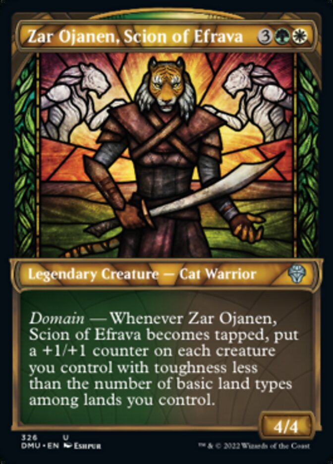 Zar Ojanen, Scion of Efrava (Showcase) [Dominaria United]-1